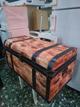 Baúl de Madera Estilo Vintage