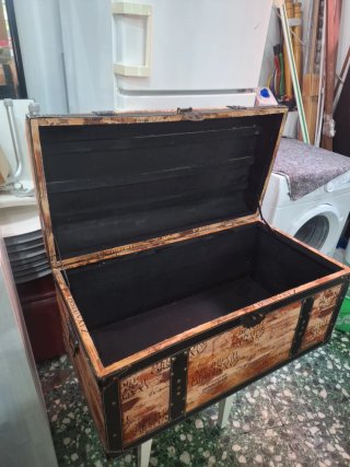 Baúl de Madera Estilo Vintage