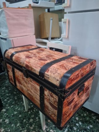 Baúl de Madera Estilo Vintage