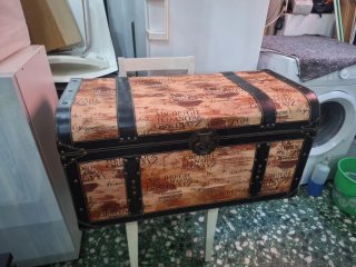 Baúl de Madera Estilo Vintage