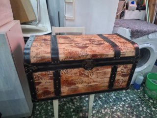 Baúl de Madera Estilo Vintage