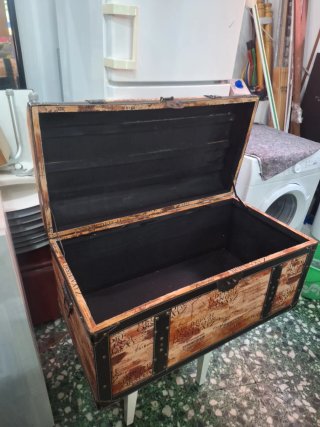 Baúl de Madera Estilo Vintage