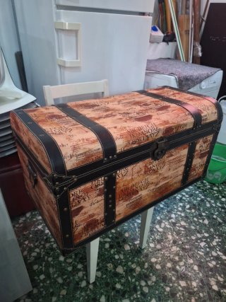 Baúl de Madera Estilo Vintage