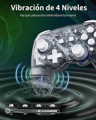 PALPOW Mando PC Pro Switch Inalambrico RGB
