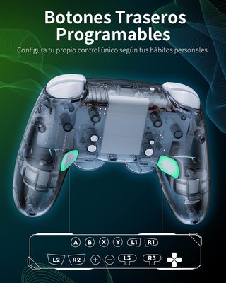 PALPOW Mando PC Pro Switch Inalambrico RGB