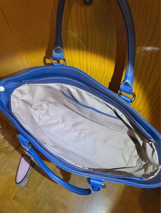 Bolso Tote Piel El Potro Azul