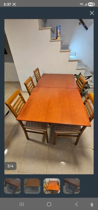 Conjunto de salón madera