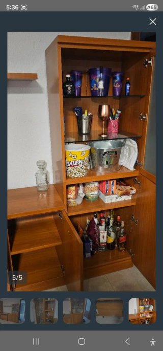 Conjunto de salón madera