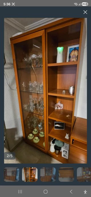 Conjunto de salón madera