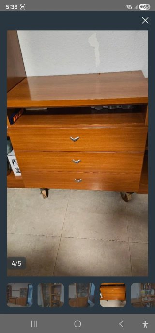 Conjunto de salón madera