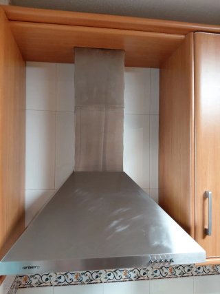 Campana extractora de acero inoxidable