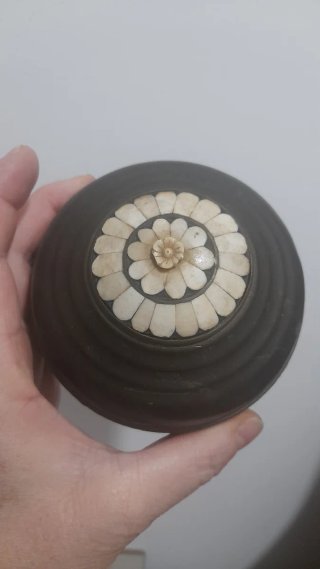 Scatolina vintage in ottone