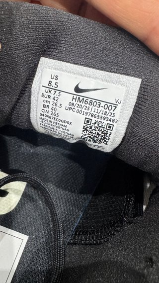 Nike Vomero 18 Negro/Blanco