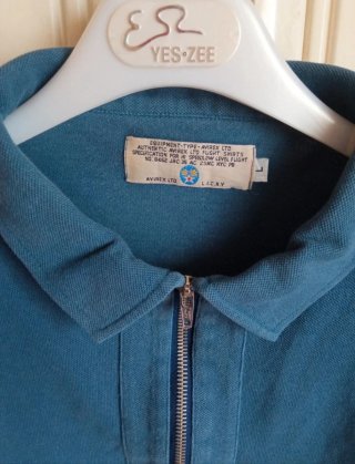 Polo vintage Avirex LTD mezza zip  cotone taglia L
