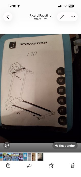 Cinta Correr Sportstech F10