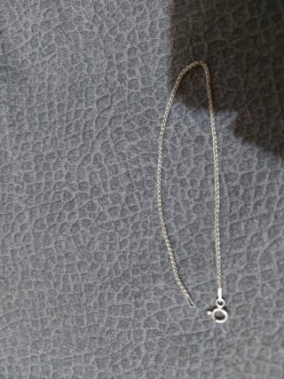 Pulsera de plata con cierre