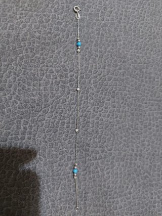 Pulsera de plata con cierre