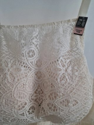 Sujetador Balconet Blanco 95D Encaje