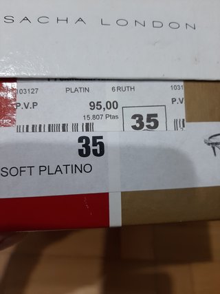 Sandalias doradas mujer talla 35