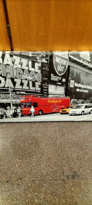 Cuadro Times Square NYC Rojo Bus