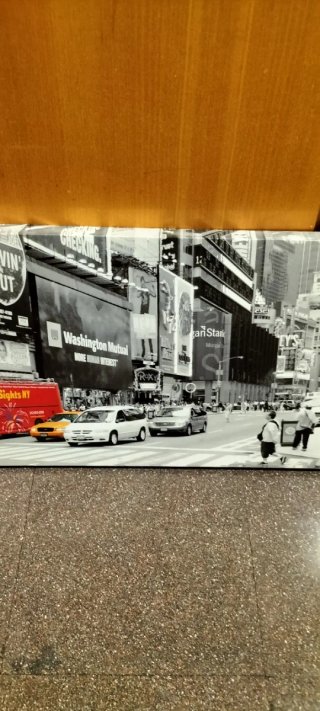 Cuadro Times Square NYC Rojo Bus