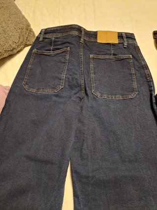Pantalones vaqueros anchos talla 42