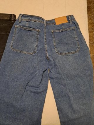 Pantalones vaqueros anchos talla 42