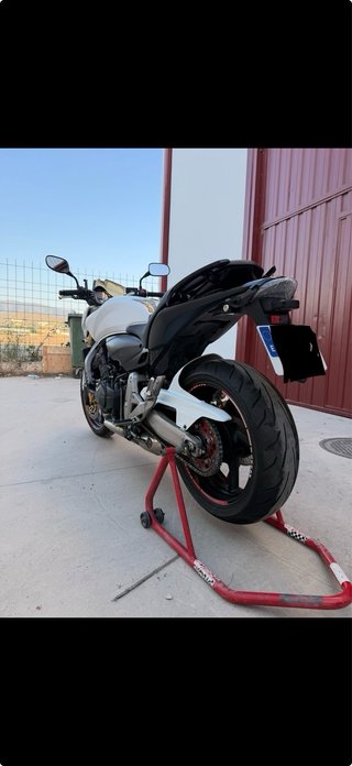 Honda CB600F Naked Blanca