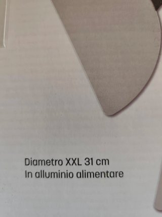 Palette pizza G3Ferrari alluminio XXL 31cm