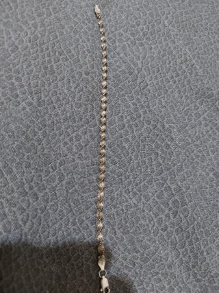 Pulsera de plata con cierre