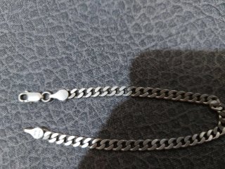 Pulsera de plata con cierre