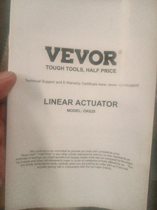 2 Actuadores Lineales VEVOR GX628