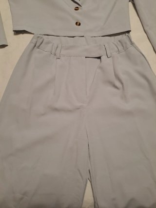 Traje Chaqueta Mujer Talla 42 Gris