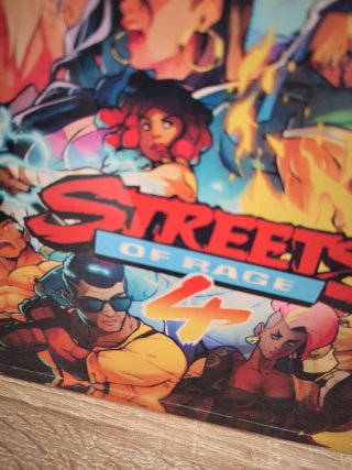 Streets of Rage 4 metacrilato
