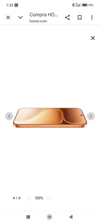 Honor 600 Móvil Naranja 8GB 512GB de almacenamient