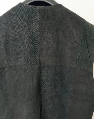 Chaleco Biker Piel Genuina Hombre XL