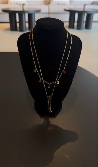 Collar multicapa. ver video en @joyasrea