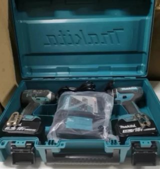 2 maletines Makita para taladro y atornillador