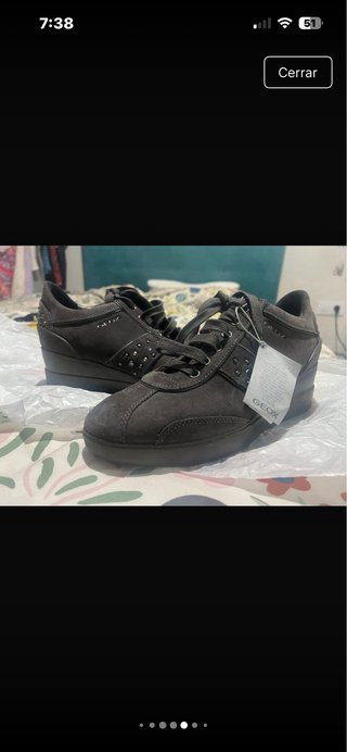 Zapatos Geox grises talla 40