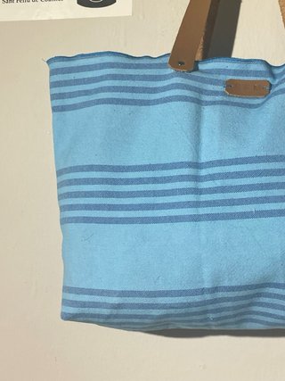 Bolso de tela a rayas RFM