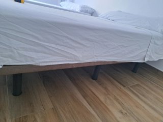 Cama individual blanca