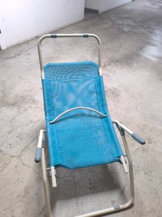 Conjunto 2 Tumbonas Plegables Azul