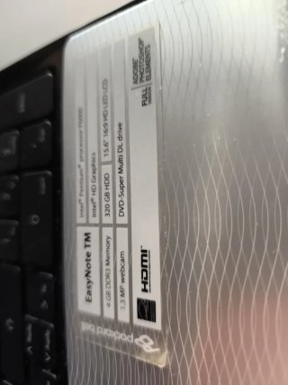 Packard Bell Portátil Estropeado