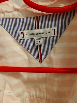 Camisa Tommy Hilfiger Rayas Rosas