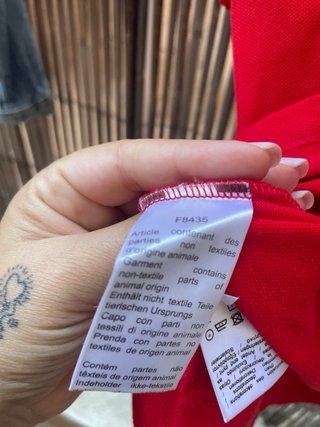 Polo Lacoste Rojo slim fit woman talla 34