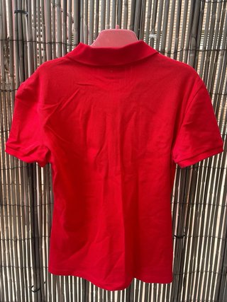 Polo Lacoste Rojo slim fit woman talla 34