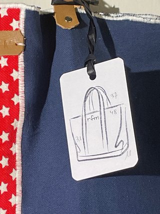 Bolso azul RFM