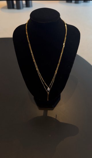 Collar dorado ver video @joyasrea