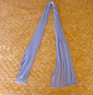 Fourlard Fular Gris Claro Suave Scarf
