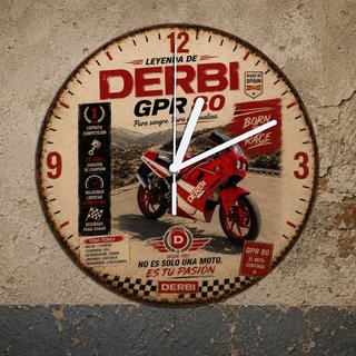 Reloj Vintage Derbi GPR 80 – Born To Race